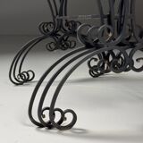 Set of 3 metal nesting tables 20th century