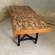 stoneware dining table, 1970