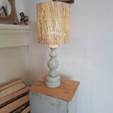 Vintage wooden table lamp from the 1980s revisited