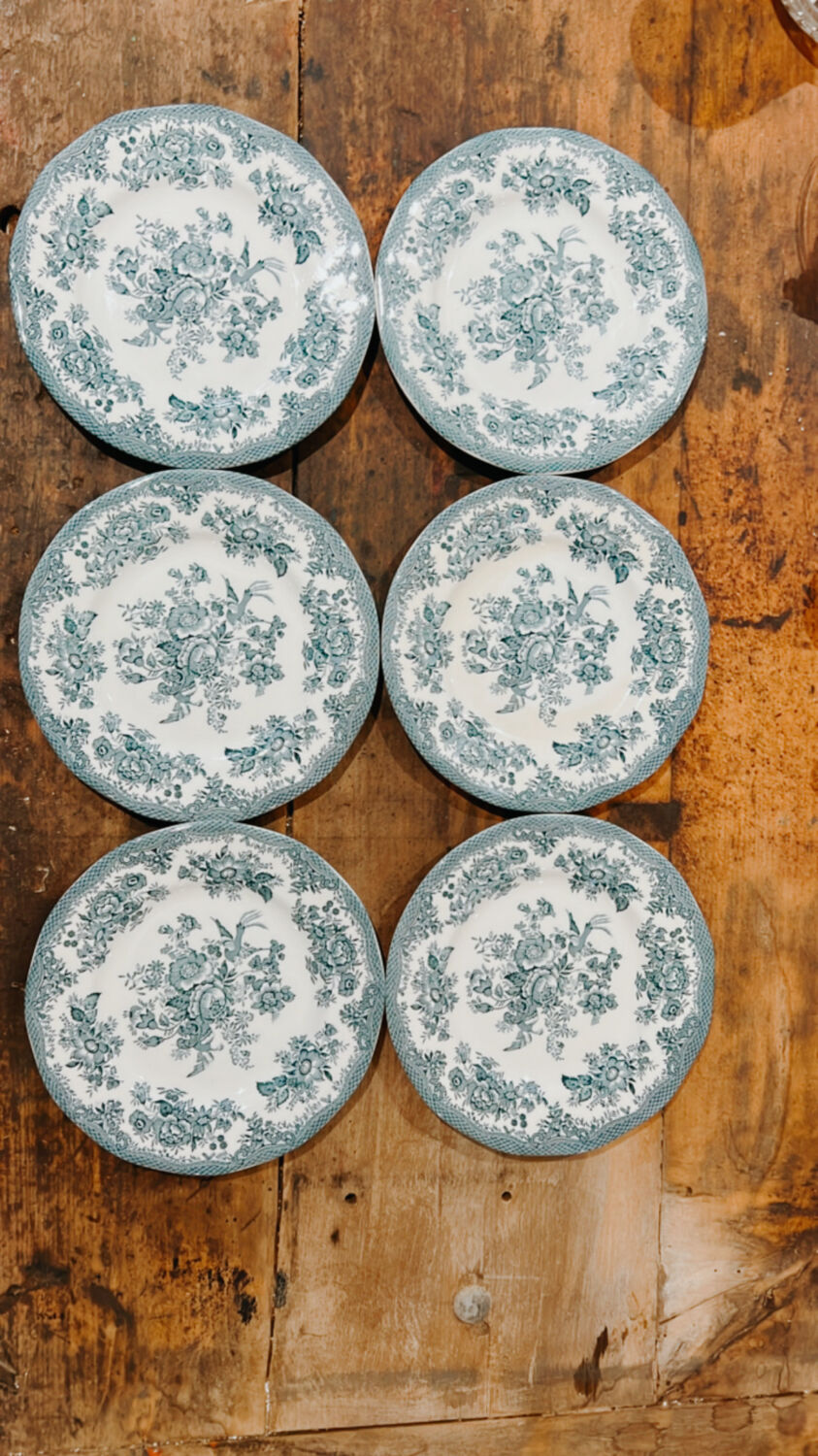 Vintage dessert plates English porcelain