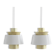 Pair of Jørn Utzon Tivoli Lamps