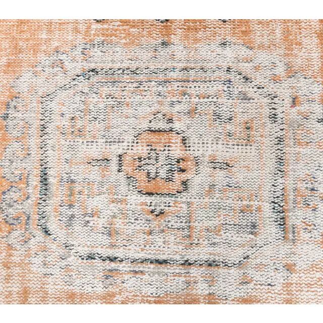 1960s 1 Turkish Hand-Knotted Geometric Runner Rug 87x334