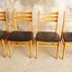 Set de 4 chaises scandinave vintage