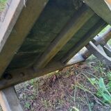 Wheelbarrow raw wood