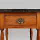 French Art Deco Night Stand with blue stone top, ca. 1920