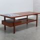 Walnut coffee table with ceramic tile by Jos De Mey for Van Den Berghe-Pauvers, 1960s