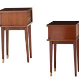 Pair of vintage bedside tables year 50/60