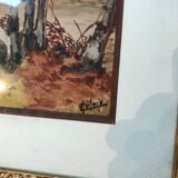 Framed painting by Galais