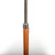 Leather and Steel "Monolith" Floor Lamps by Jo Hammerborg