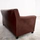 Oxblood leather sofa DeSede DS-72b