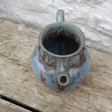 Art Nouveau stoneware pitcher signed Denbac