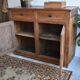 Buffet made of solid walnut