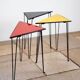 3 small vintage tables
