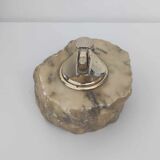 Vintage lighter and ashtray set