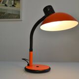 Vintage Aluminor France orange lamp from the 70s 1970