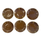 6 petites assiettes céramique vintage années 60