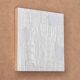 Small minimalist painting, textured white by Vincent Dufresne.