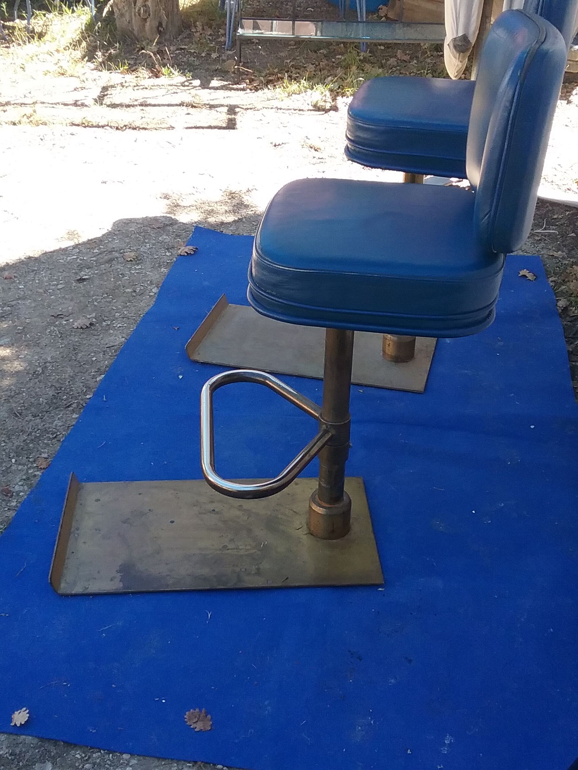 Chaise haute industrielle