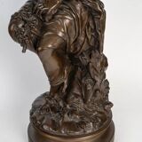 The Dream - Hippolyte François Moreau (1832-1927) Figurative sculpture and