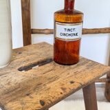 Old wooden painter's stool