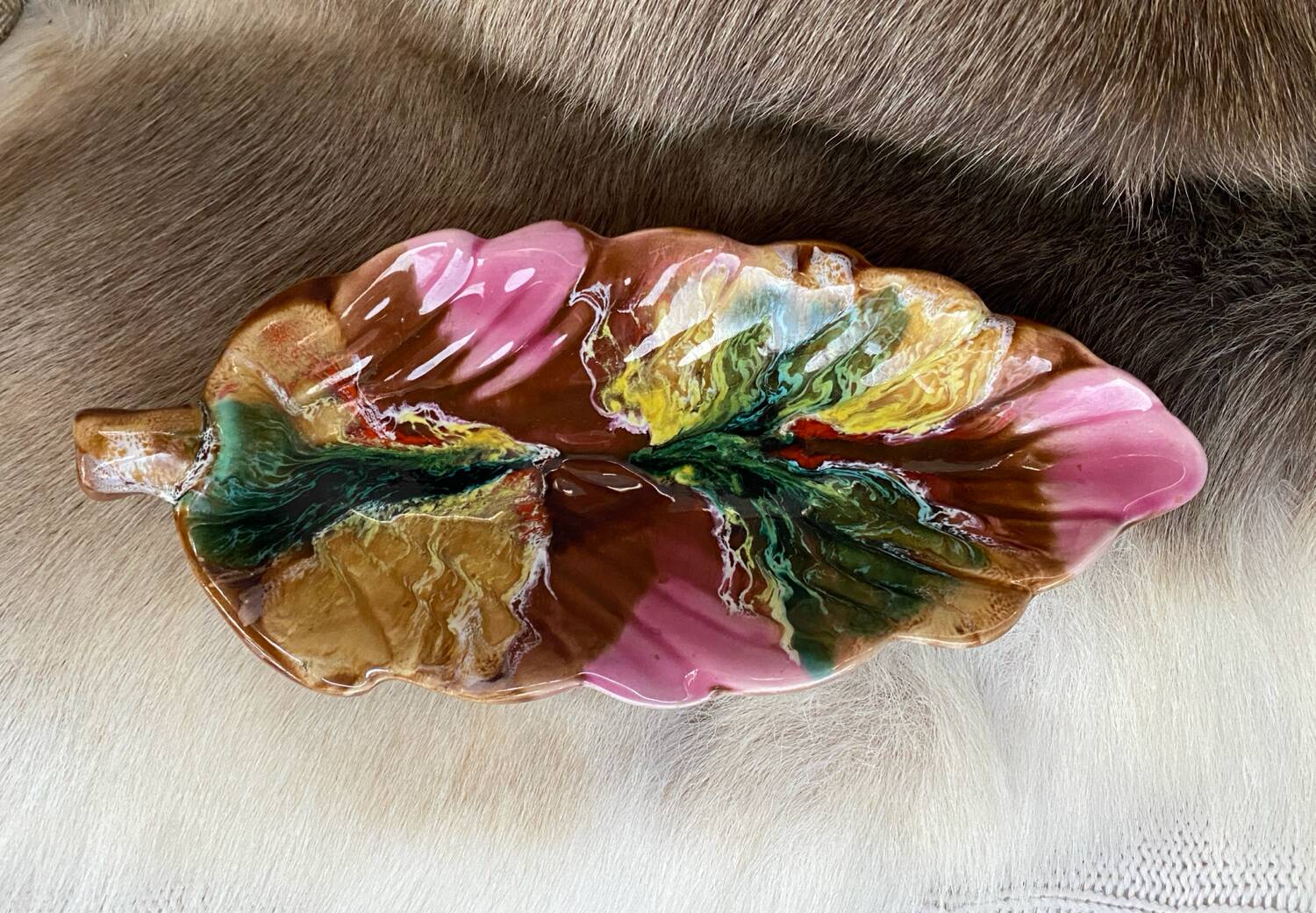 Vintage Vallauris ceramic dish