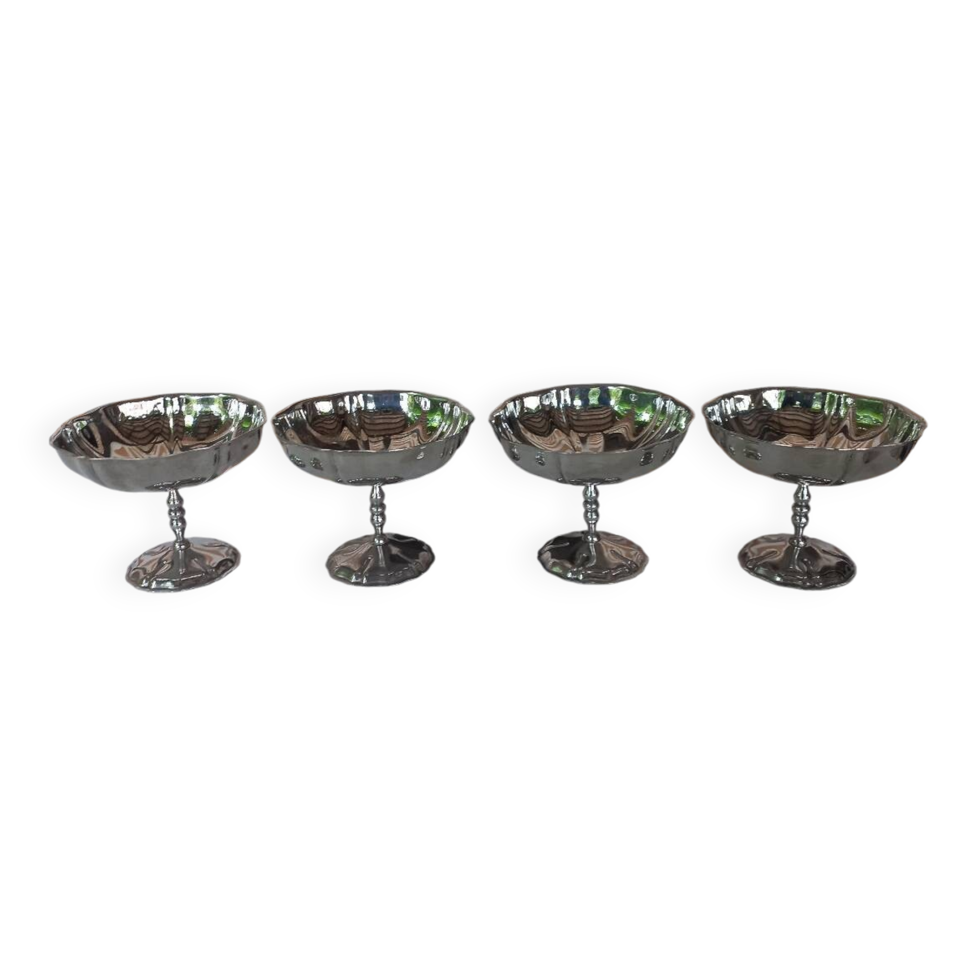 Stainless steel ice cream cups