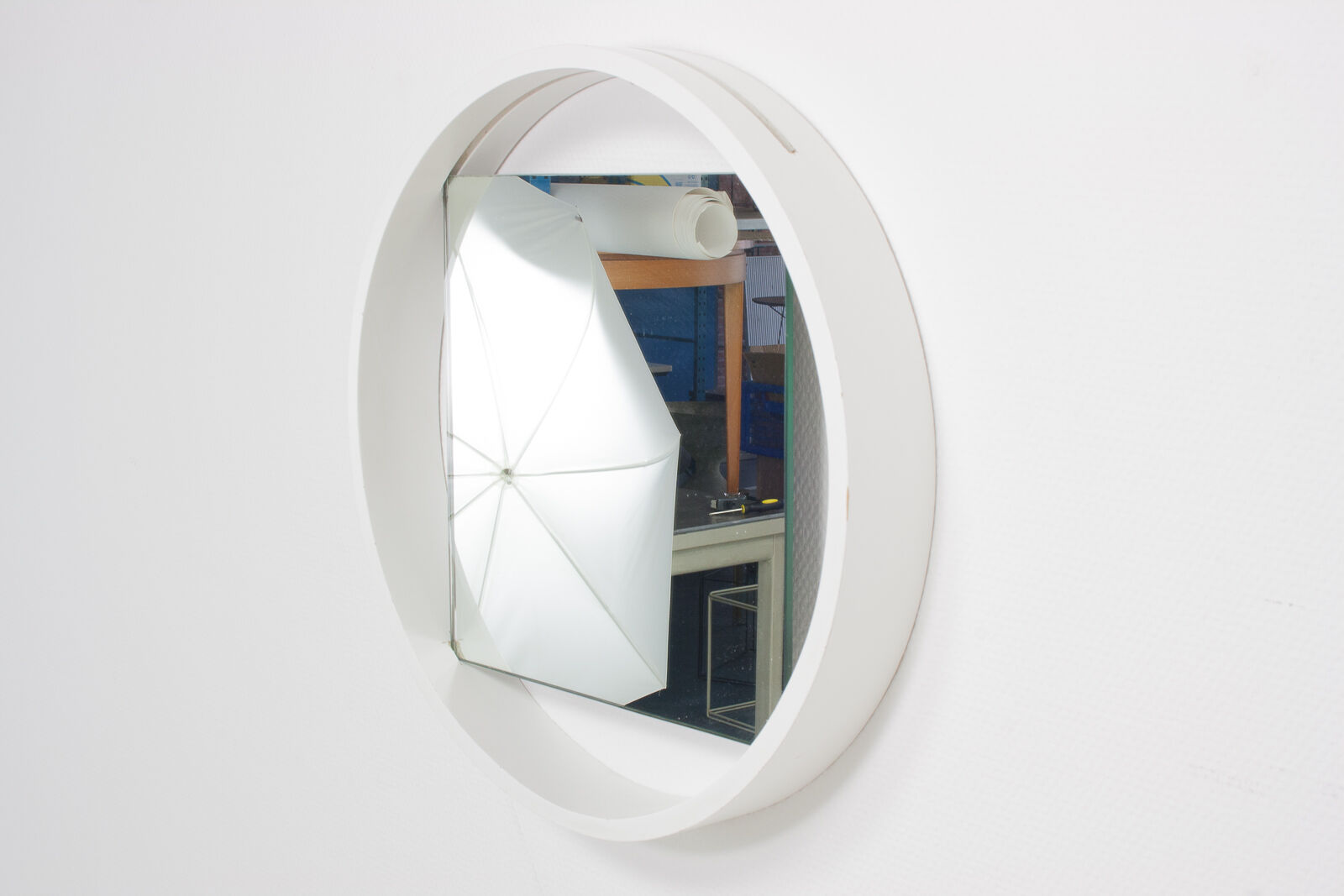 DZ84 Wall Mirror by Benno Premsela for 't Spectrum, 1950s