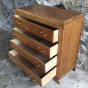 Commode vintage à pieds compas 4 tiroirs  1960