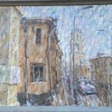 Large cityscape in the rain by Strelkov