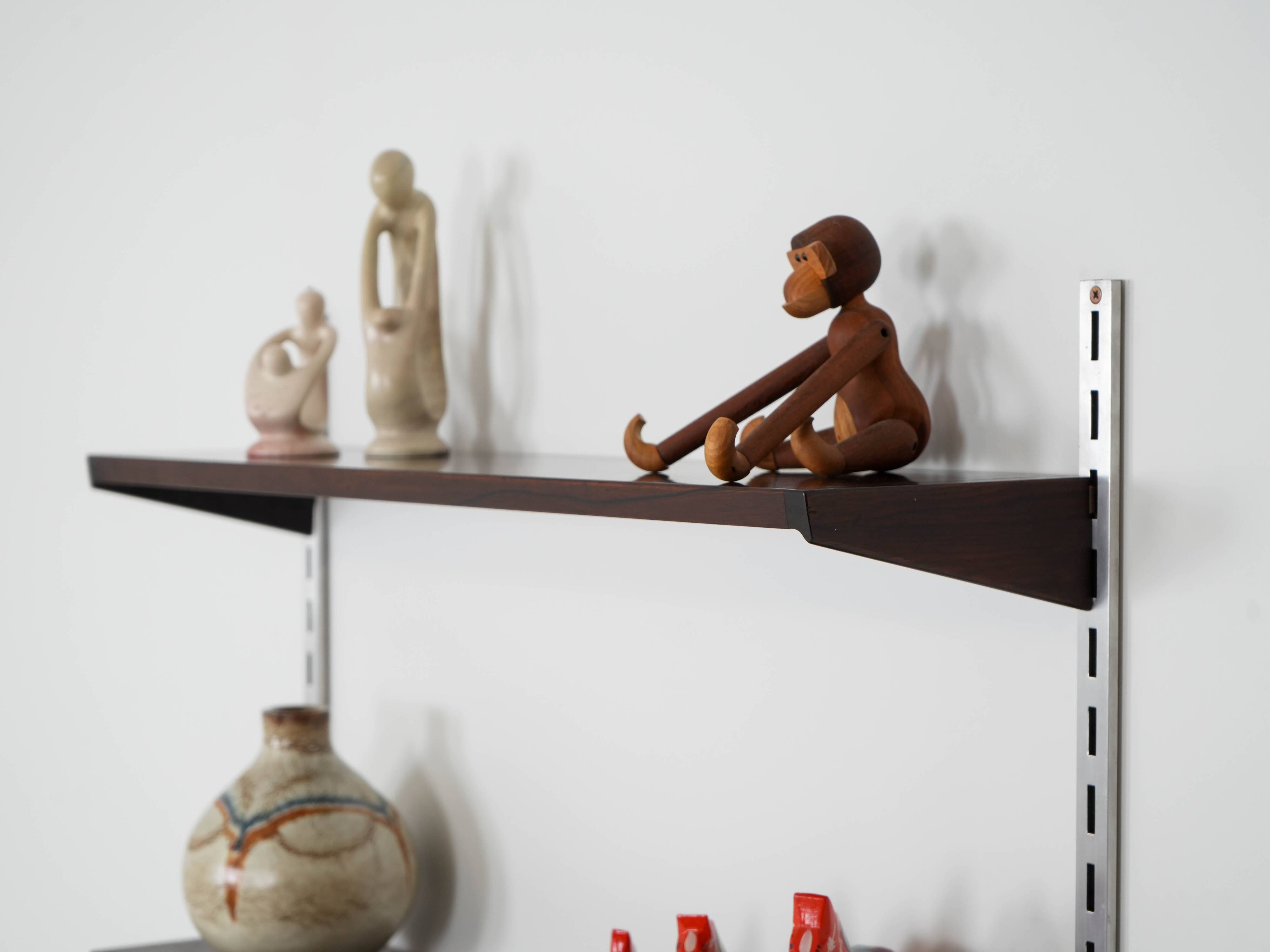 Rosewood modular shelving unit, Danish design, 1960s, designer: Kai Kristia