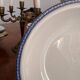 Large Deep Plate 29cm Salad Bowl Limoges Porcelain Blue Gold Betoule Legrand