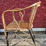 Vintage bamboo armchair from the 30s/40s