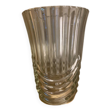 “Art Deco” crystal vase