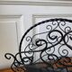 Wrought iron magazine rack