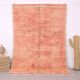 Peach Handmade Moroccan Rug 167 x 250 cm - Vintage Berber Rug - Wool Rug