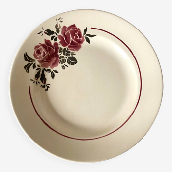 Badonvillers round flowery dish