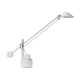 White Metal Stilplast Halo Balance Table Lamp from Italy - 1980s Postmodern Memphis Design