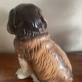 Large ceramic St Bernard dog