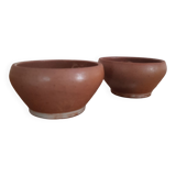 Set of 2 sandstone bowls