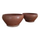 Lot de 2 bols en gres coulant