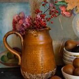 Ceramic potter's pitcher by F.CHEDEVILLE 20th century
