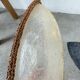 Lampadaire bronze et corde 1970