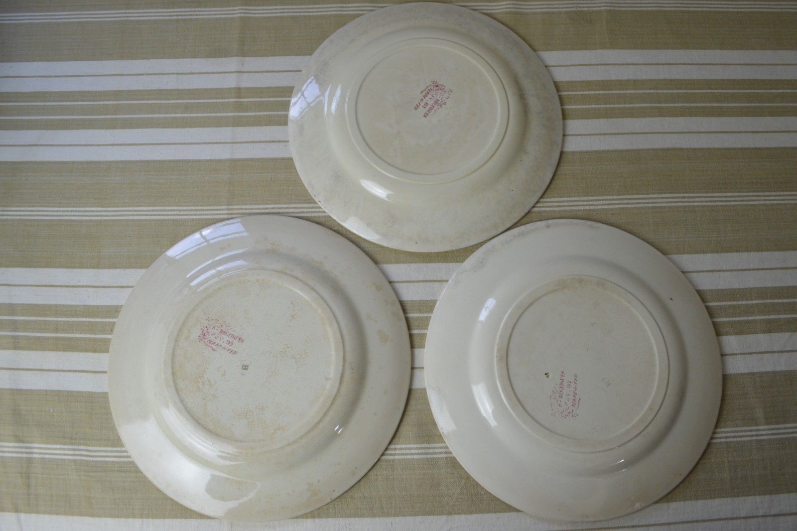 Set of plates Becfigues