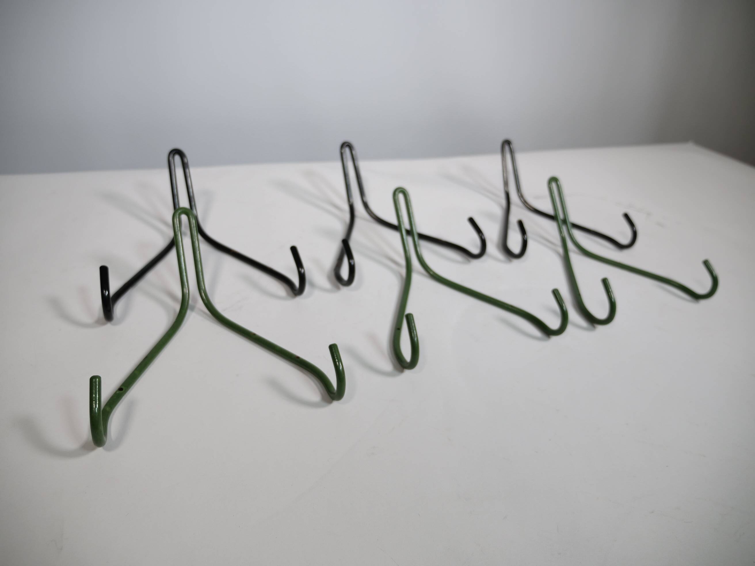Modular String Wall Hooks, Set of 6 , 1960s