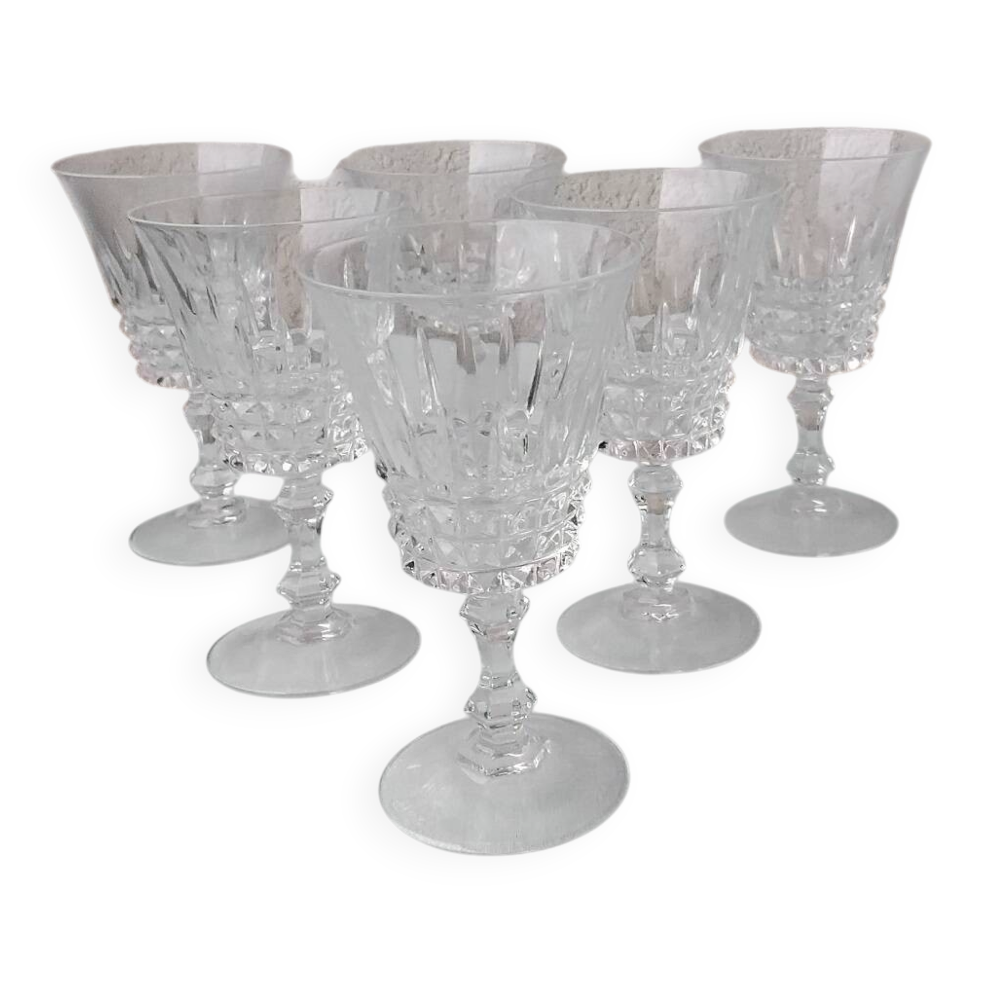 6 Crystal Stemware
