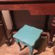 Oak stool or plant holder