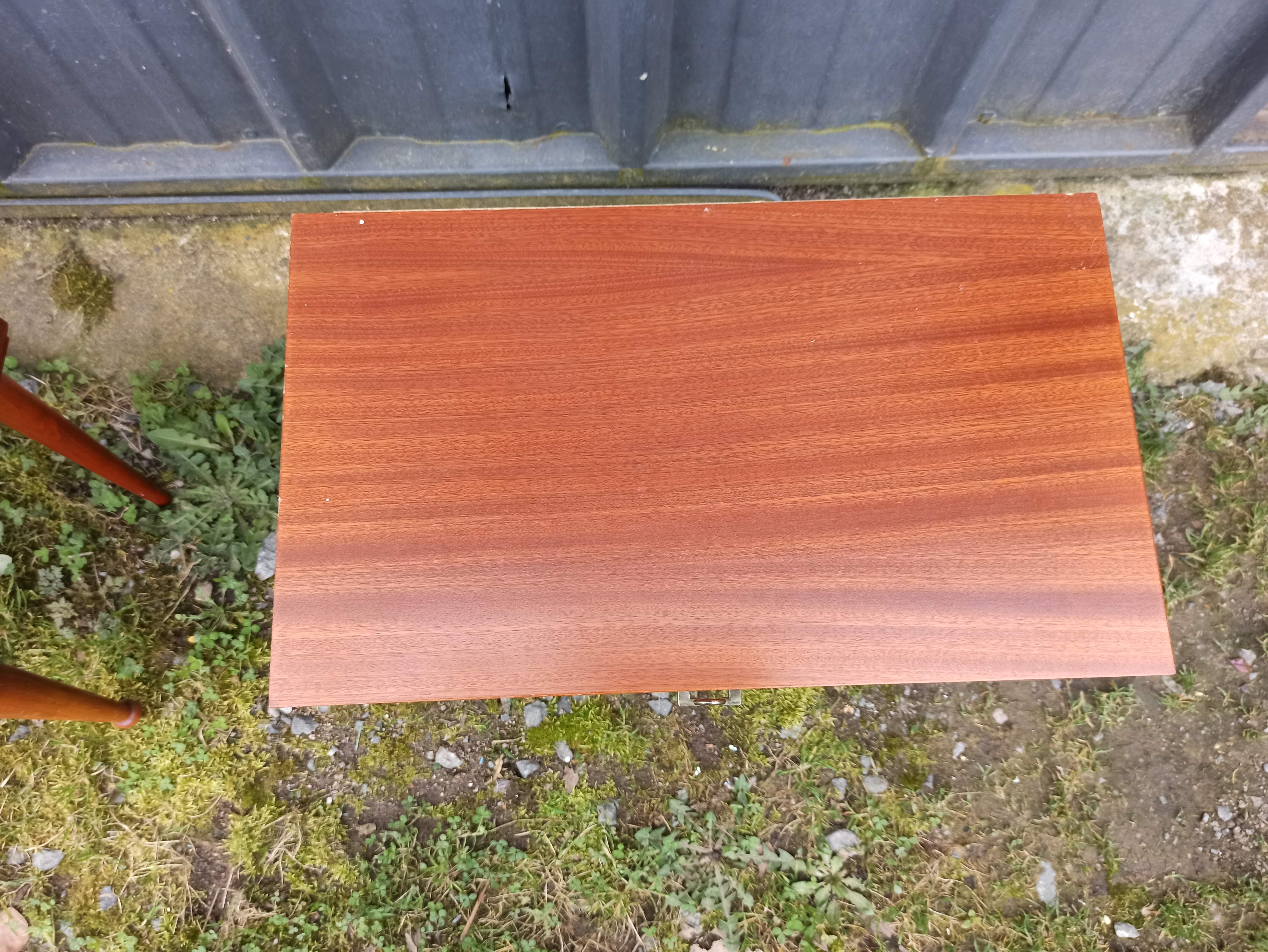 Pair of bedside tables from the 50s Scandinavian style with drawers