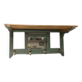 Coat rack and shelf