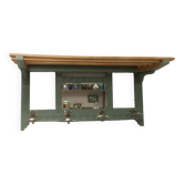 Coat rack and shelf