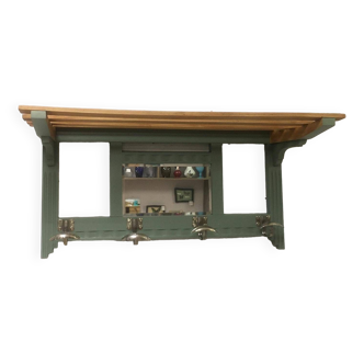 Coat rack and shelf